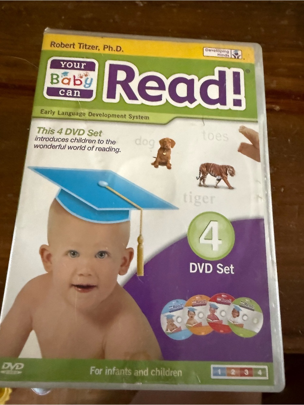 4-DVD Set - Early Language Development (Green & Purple)